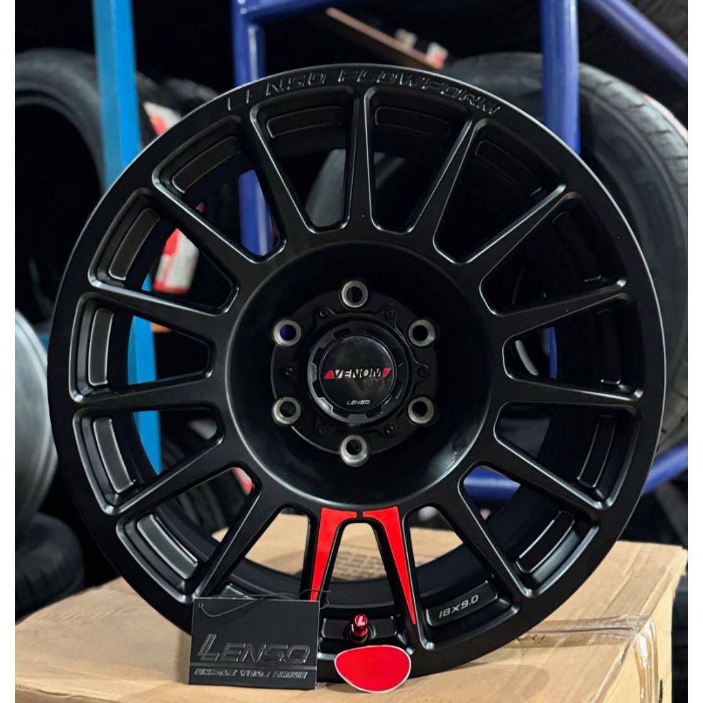 Jual velg ring 18 lenso venom 8 original lenso Thailand lebar 9 velg ...
