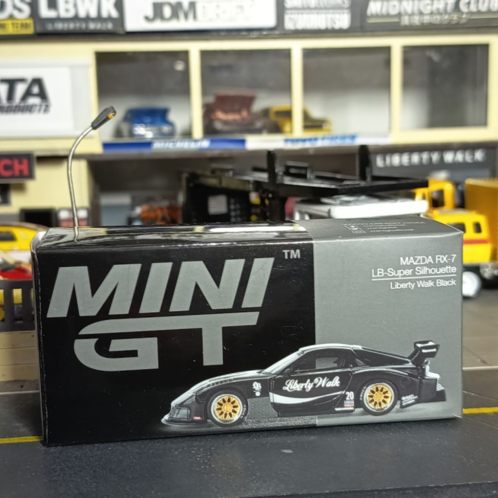 Jual MINIGT MAZDA RX-7 LB-Super Silhouette Liberty Walk Black | Shopee ...