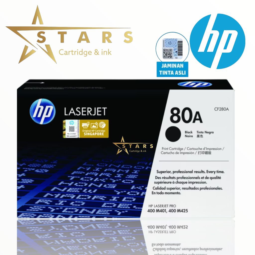 Jual HP 80A Black Original LaserJet Toner / Tinta Cartridge | Shopee ...