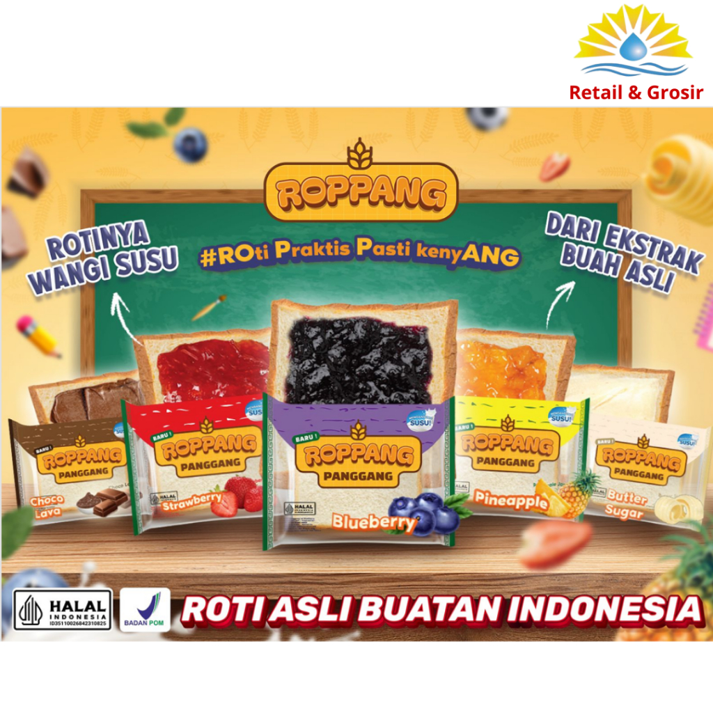 Jual Roti roppang panggang all varian | Shopee Indonesia