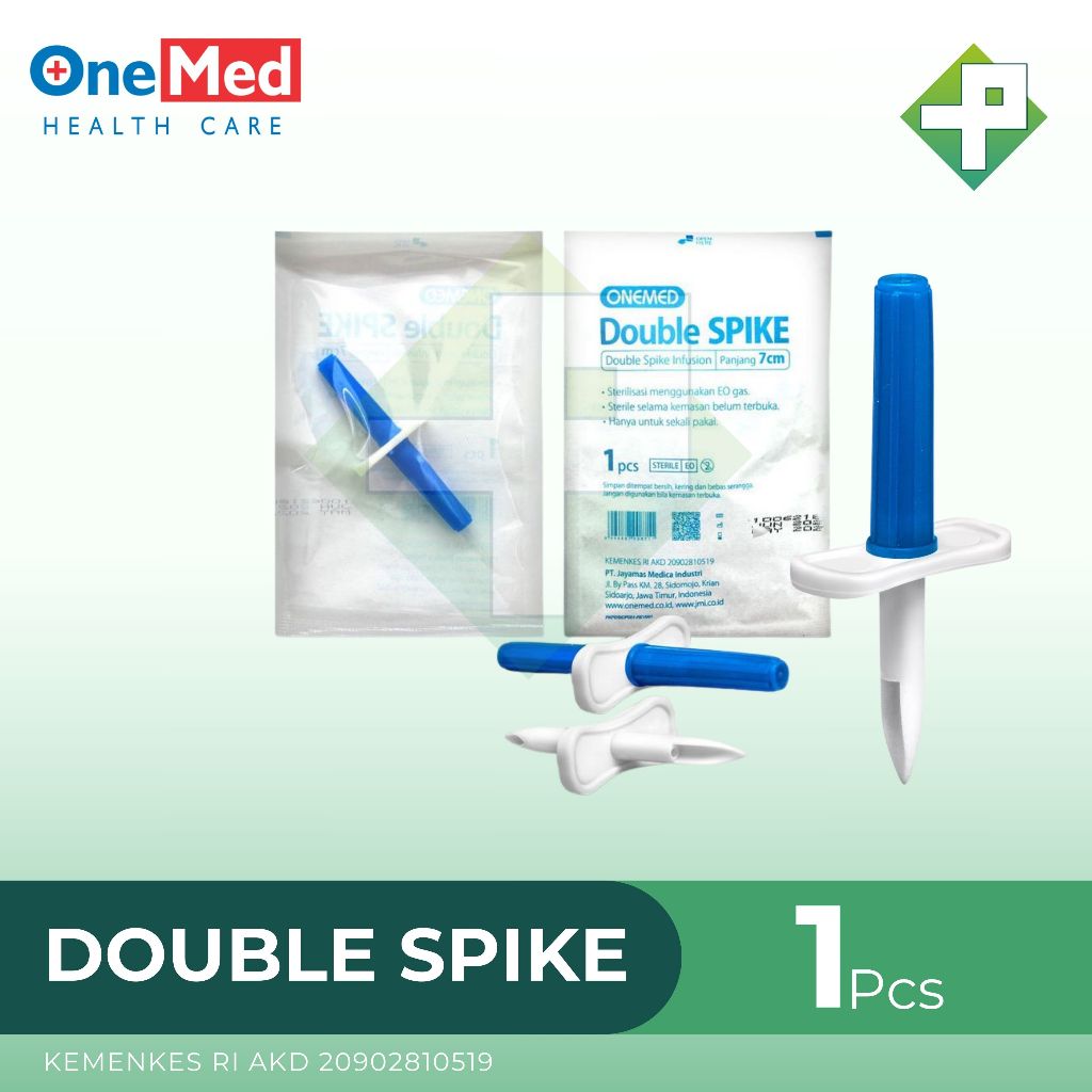 Jual Onemed - Double Spike Pcs | Alat Penusuk Infus | PENTALOGY ...