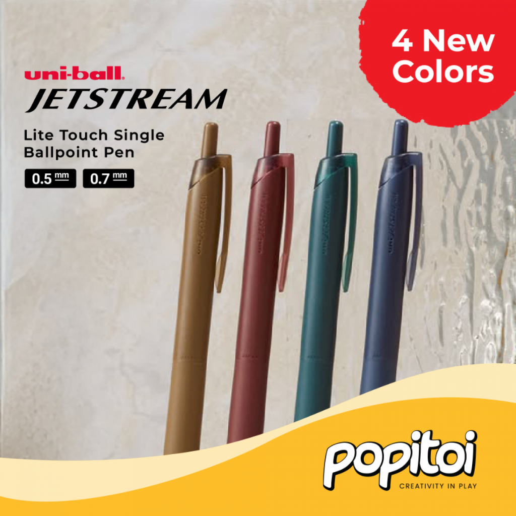 Jual Uniball Jetstream LITE Touch Ink Single Ballpoint Pen 0.5 0.7 mm ...