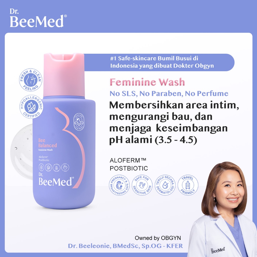 Jual Dr.BeeMed® Bee Balanced Feminine Wash 60ml - Sabun Pembersih Area ...
