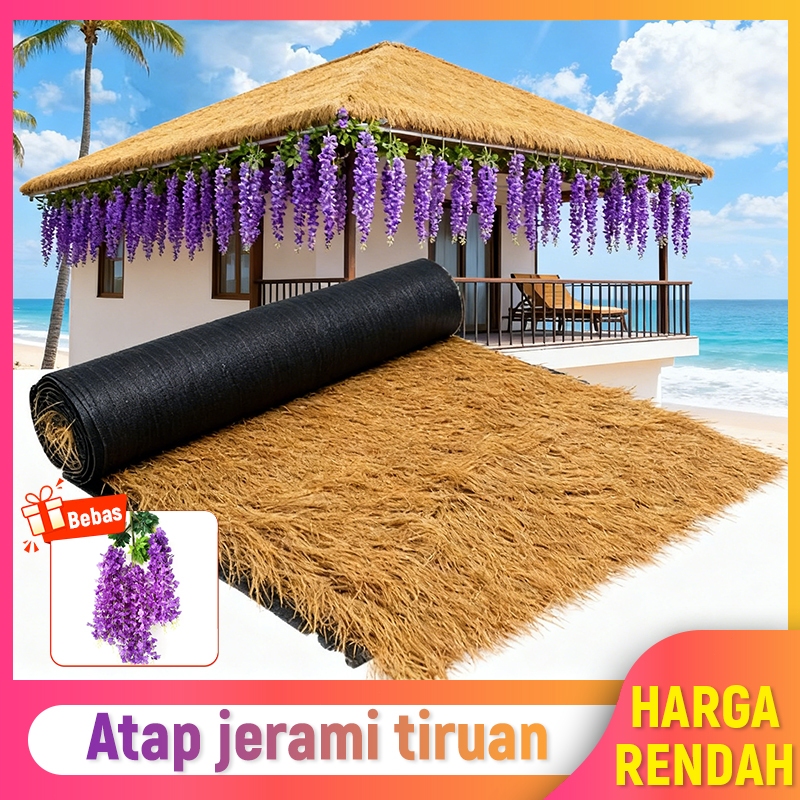 Jual Harga grosir atap jerami sintetis, gulungan rumput buatan untuk ...