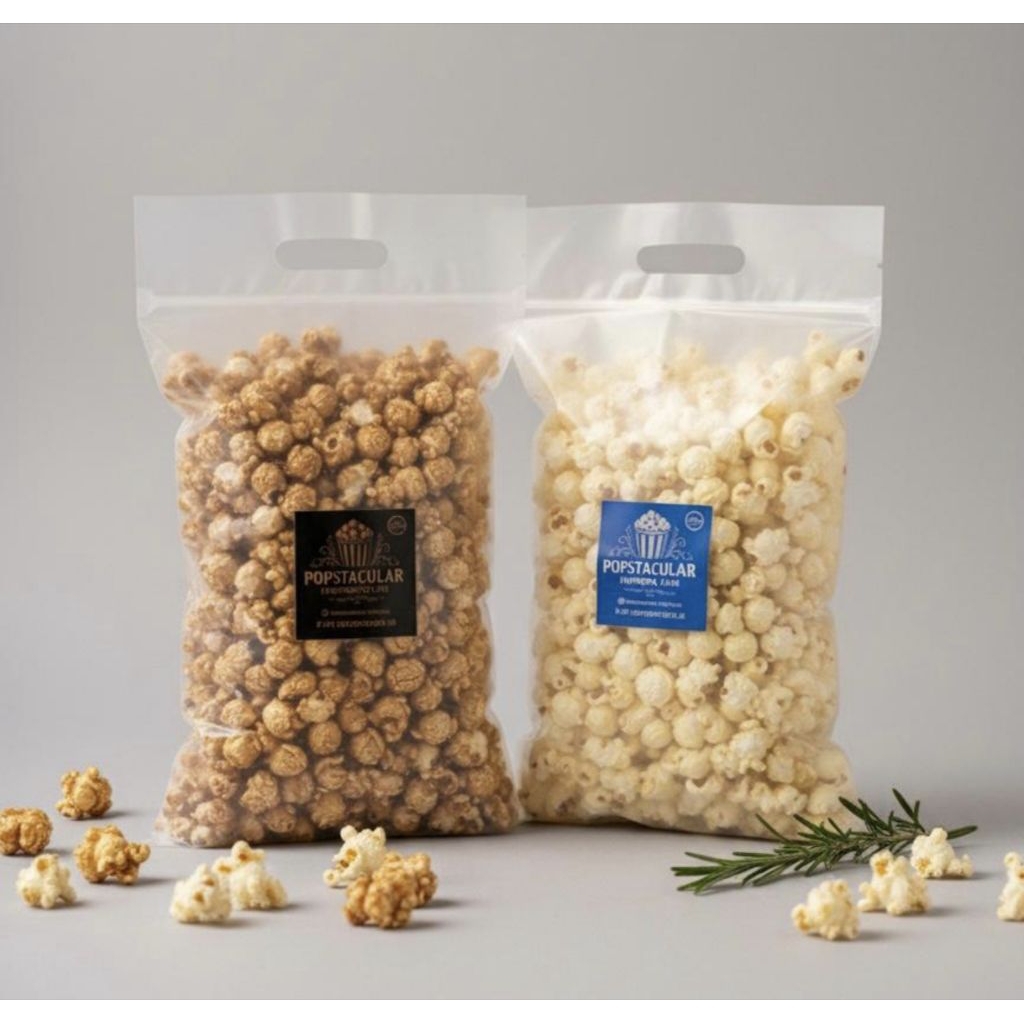 Jual NEW POPCORN CARAMEL / SALT JUMBO +-500gr-snack sehat /cemilan ...