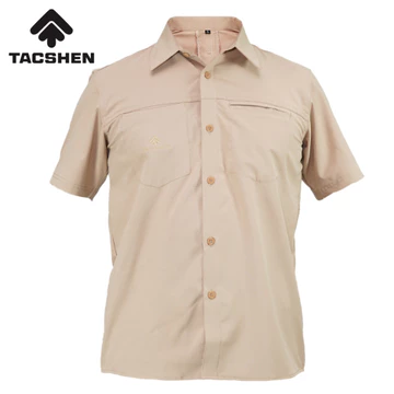 TACSHEN Kemeja Lengan Pendek Pria Tactical TEXAS