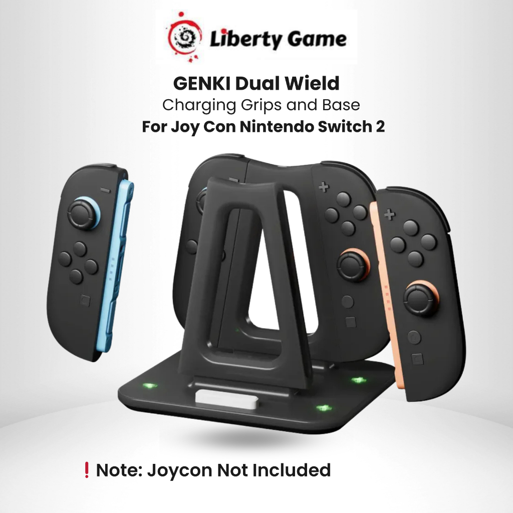 Jual Genki Dual Wield Charging Grips and Base For Joy Con Nintendo ...