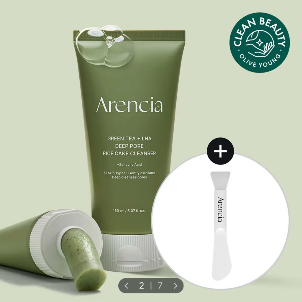 Jual Arencia green tea glutinous rice cake cleanser 150g | Shopee Indonesia