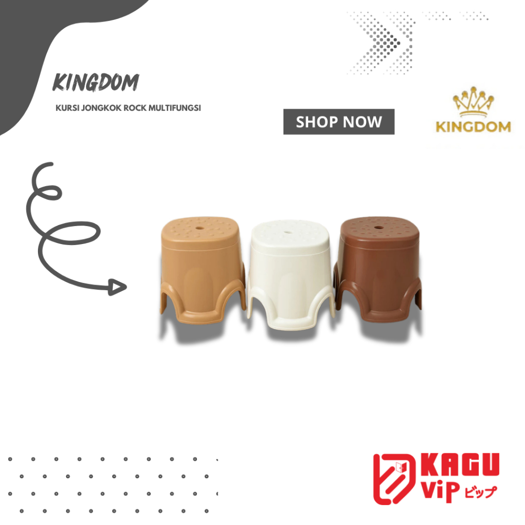 Jual Kursi Jongkok Kingdom Rock / Bangku Pendek | Shopee Indonesia