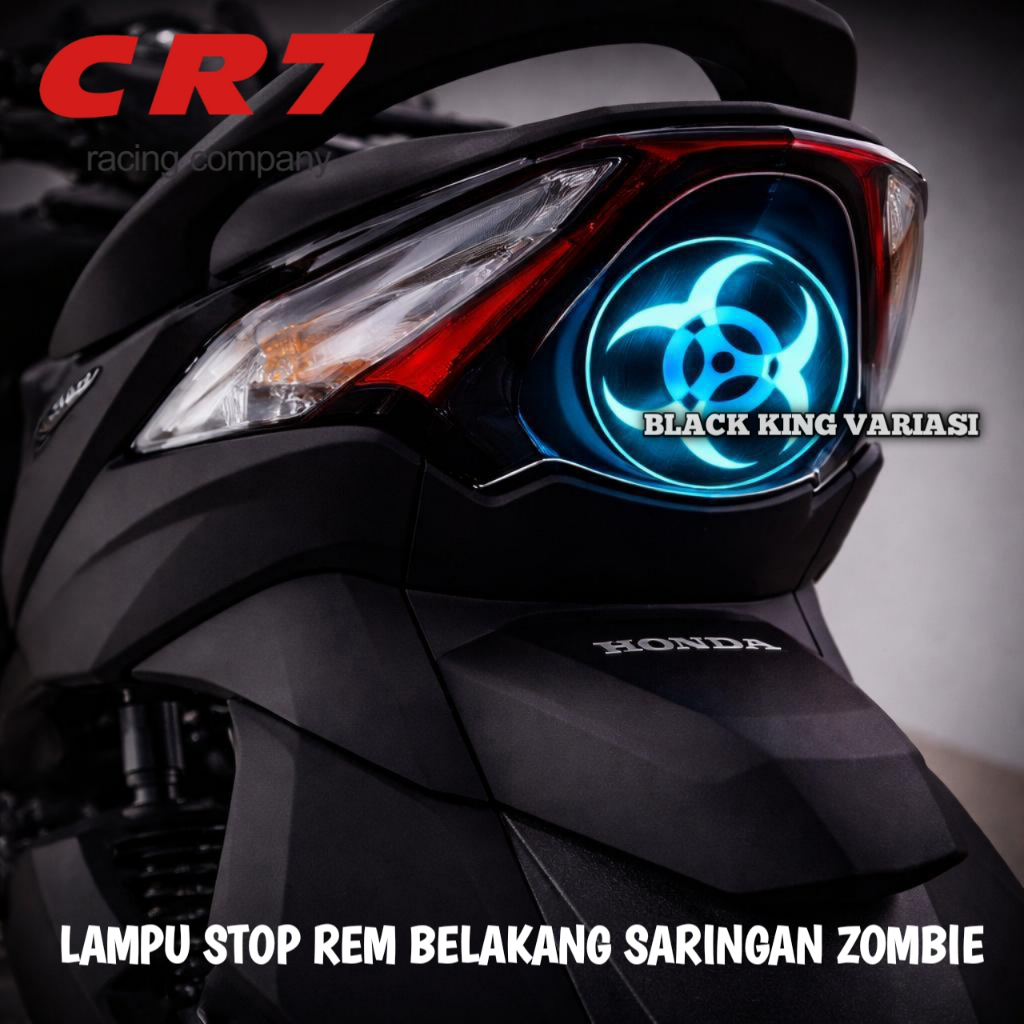 Jual Lampu Stop Rem Sharingan Motor RGB Lampu Rem Belakang Putar Lampu ...
