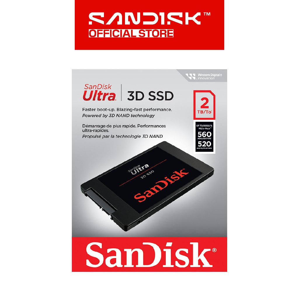 SANDISK SSD 3D Ultra 2TB ( Up to 560MB/s ) (5)