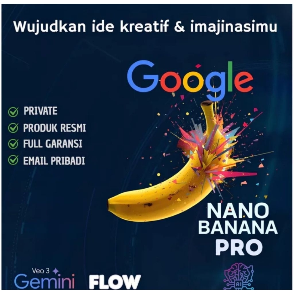 Jual GOOGLE GEMINI Notebook LM PRO PREMIUM 30 HARI RESMI Plus Veo3 ...