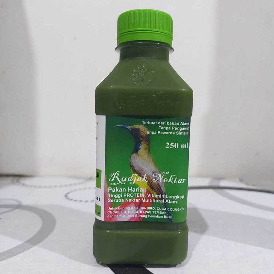 Jual RUDJAK NECTAR RUJAK NEKTAR 250ML PAKAN MAKANAN BURUNG MADU KOLIBRI ...