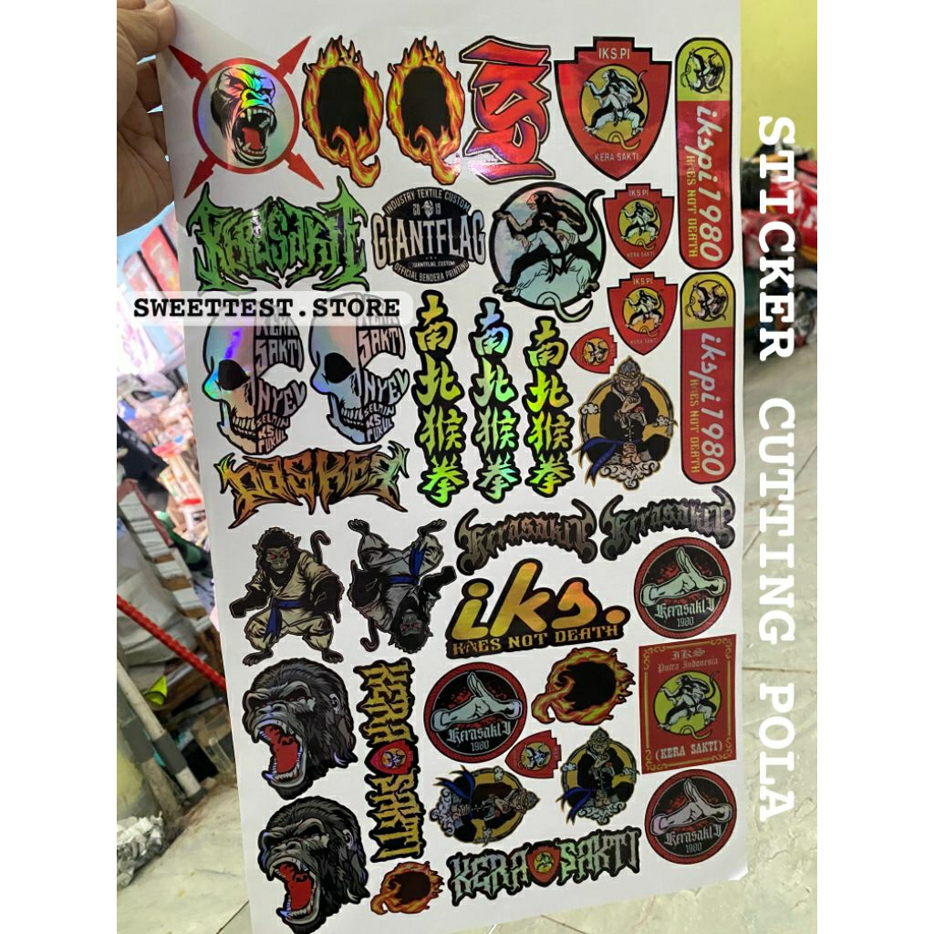 Jual STICKER CUTTING PERSILATAN, STICKER PSHT, STIKER IKS, STICKER ...