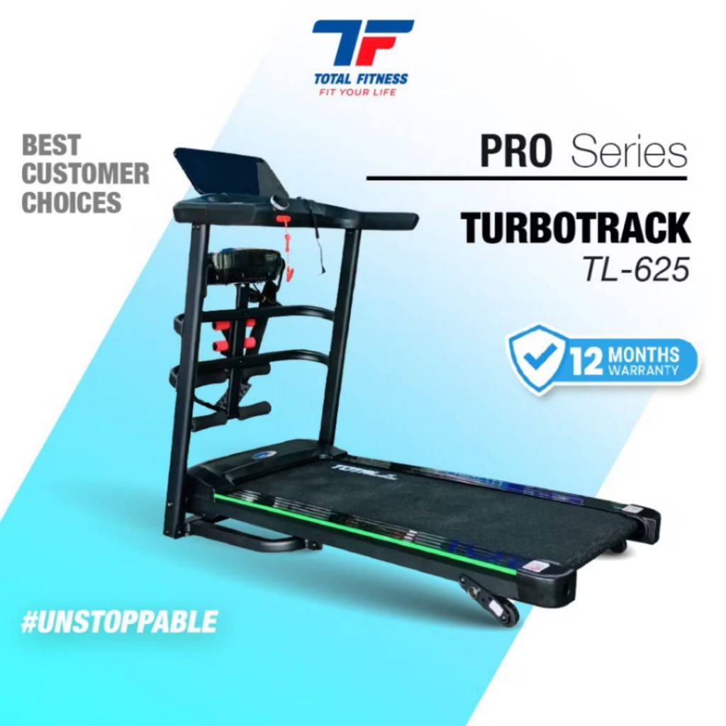 Treadmill Elektrik TL 625 Mediun Motor 2 Hp