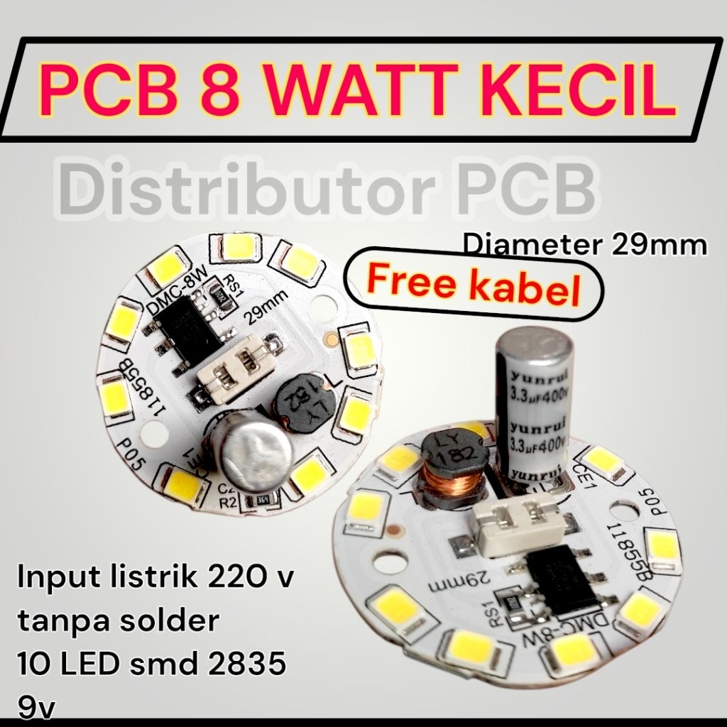 Jual PCB LED 8 Watt Philips Diameter 29mm ( Distributor PCB ) | Shopee ...