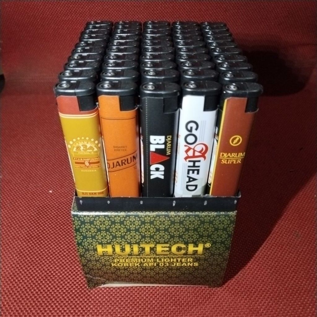 Jual korek bara huitech jeans box 50pcs | Shopee Indonesia