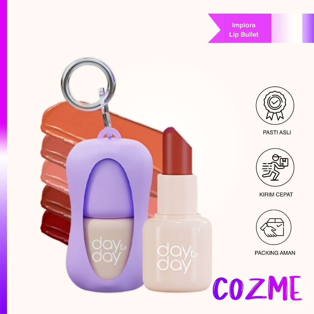 Jual IMPLORA Day To Day Key Chain Lip Bullet | Shopee Indonesia
