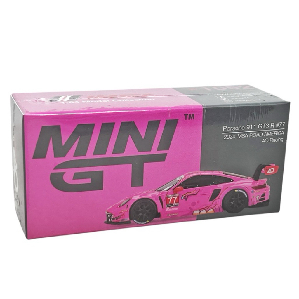 Jual Mini GT 64 Porsche 911 GT3 R #77 Roxy AO Racing 2024 IMSA Road ...