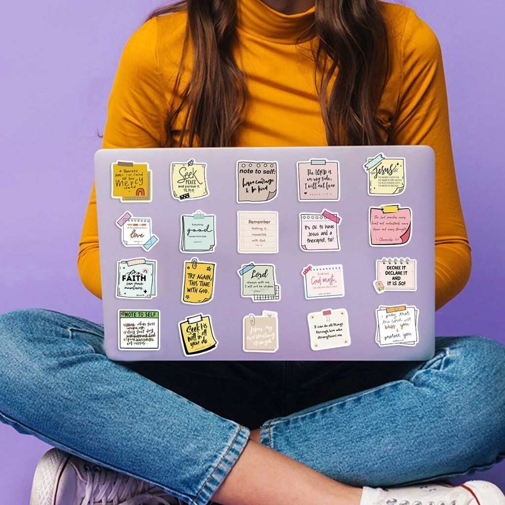 Jual Stiker Rohani / Stiker Ayat Alkitab / Bible Verse Stickers ...