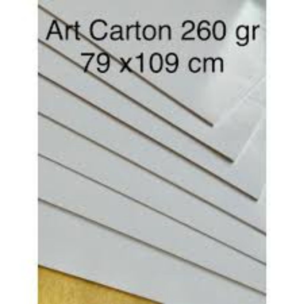 Jual KERTAS ART CARTON AC IVORY 2 MUKA GRAMASI 210GSM 230GSM 260GSM ...