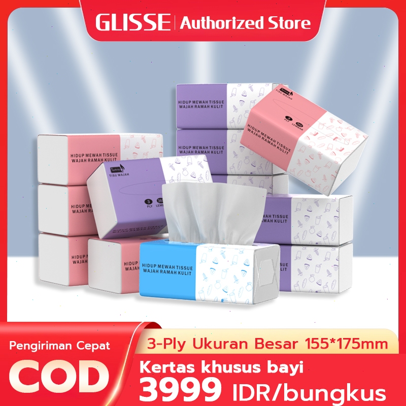 Jual Glisse Tissue Promo 3-Ply Sajadah Serap Maxima Tisu Praktis dan ...