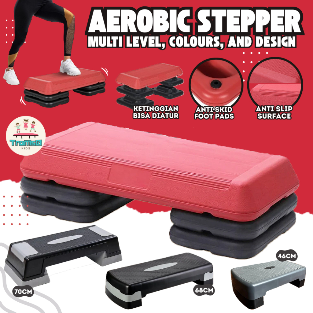 Jual Tromso Aerobic Exercise Stepper Multi Level, Design, Colour ...