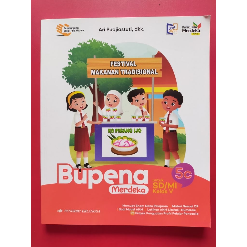 Jual Buku Pelajaran SD : Bupena Merdeka 5C Kelas 5 SD/MI Kurikulum ...