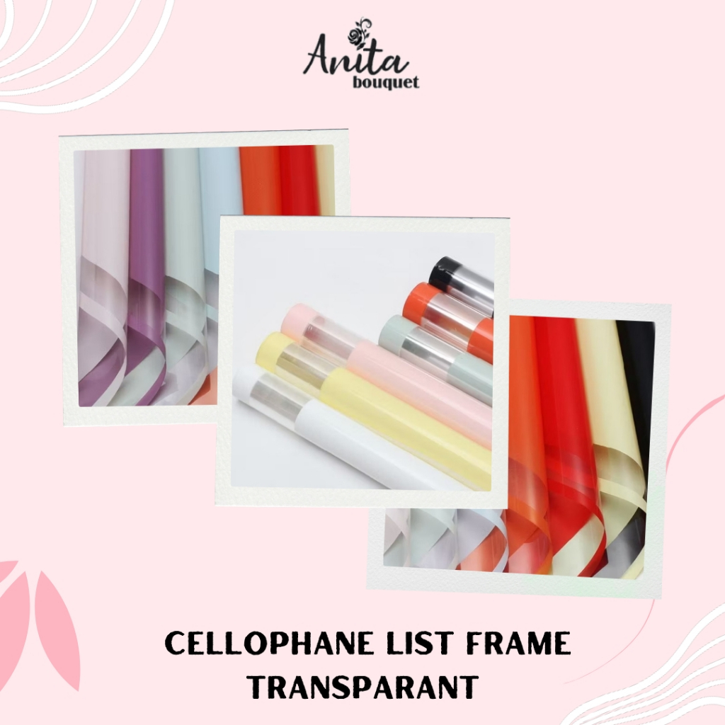 Jual A05 Cellophane Transparan List Frame Translucent Tebal Isi 20 ...