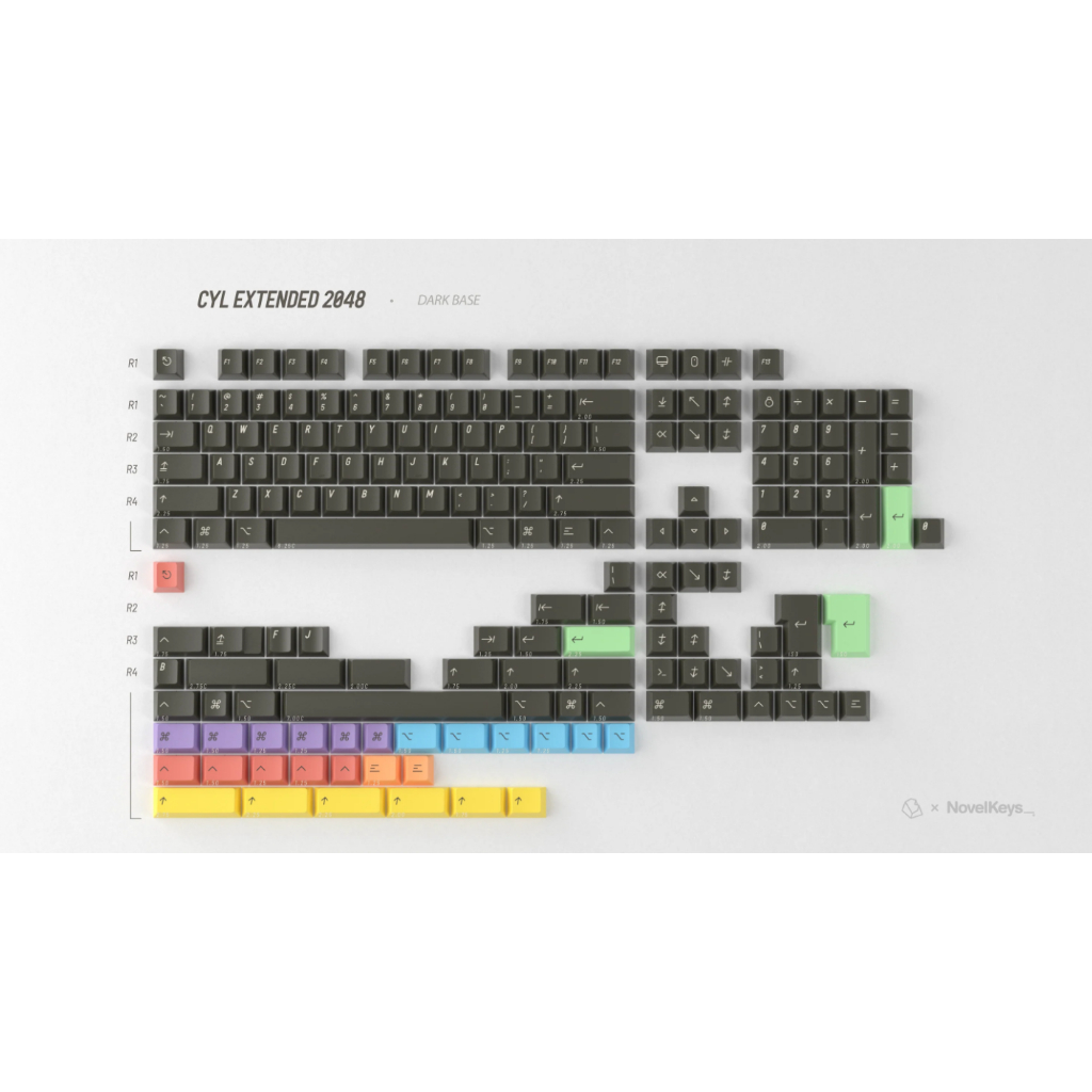 Jual Keycap GMK Extended 2048 Dark Base ORIGINAL | Shopee Indonesia