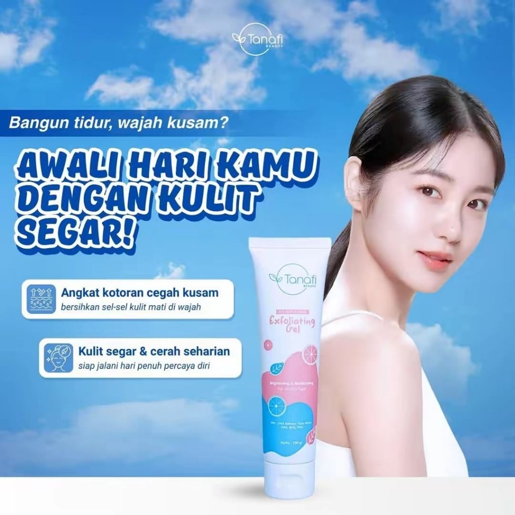 Jual TANAFI 3 MINUTES EXFOLIATING GEL Diformulasikan dengan AHA, BHA ...