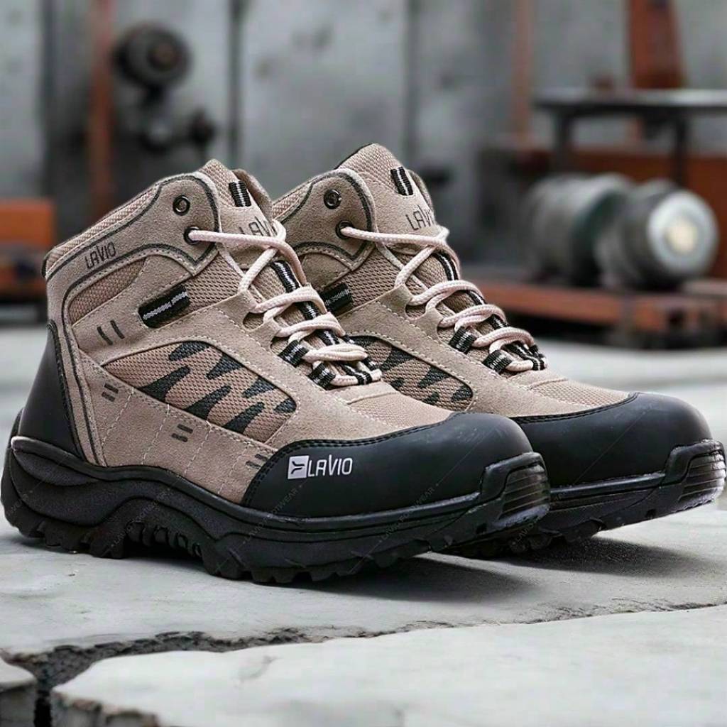 Jual Sepatu Safety Boots Original Lavio Axel Ujung Besi Touring Riding ...