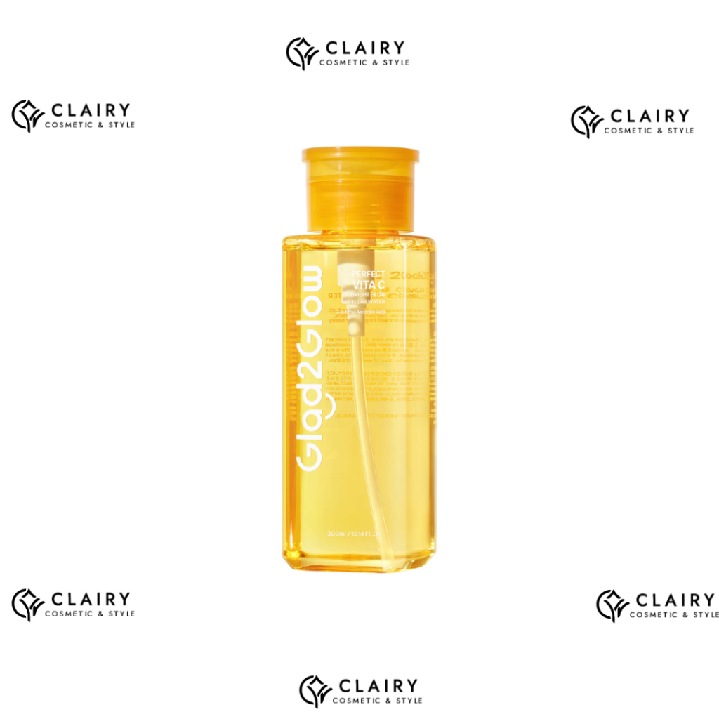 Jual -CLAIRY- GLAD2GLOW PERFECT VIT C BRIGHT GLOW MICELLAR WATER ...