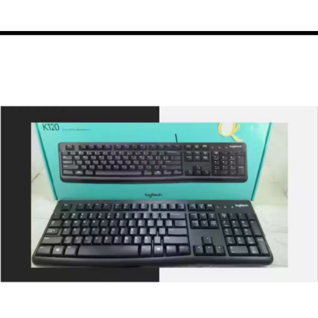 Jual keyboard logitech normal/mulus lengkap kardus | Shopee Indonesia