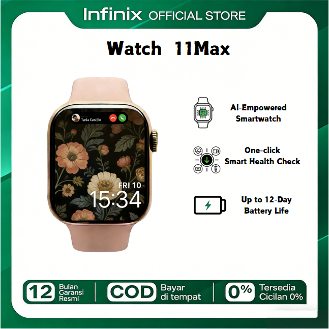 Jual [COD]Infinix SmartWatch 11Pro Max Wanita Tahan Air Jam Pintar ...