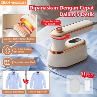 Setrika Uap 2in1 Cepat Panas 5 Detik 1200W