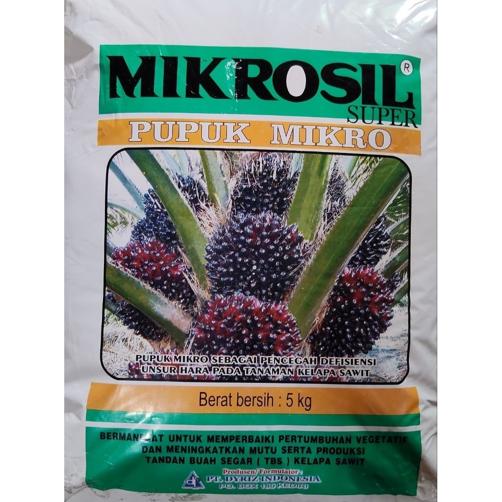 Pupuk Mikro khusus Sawit MIKROSIL SUPER 5KG