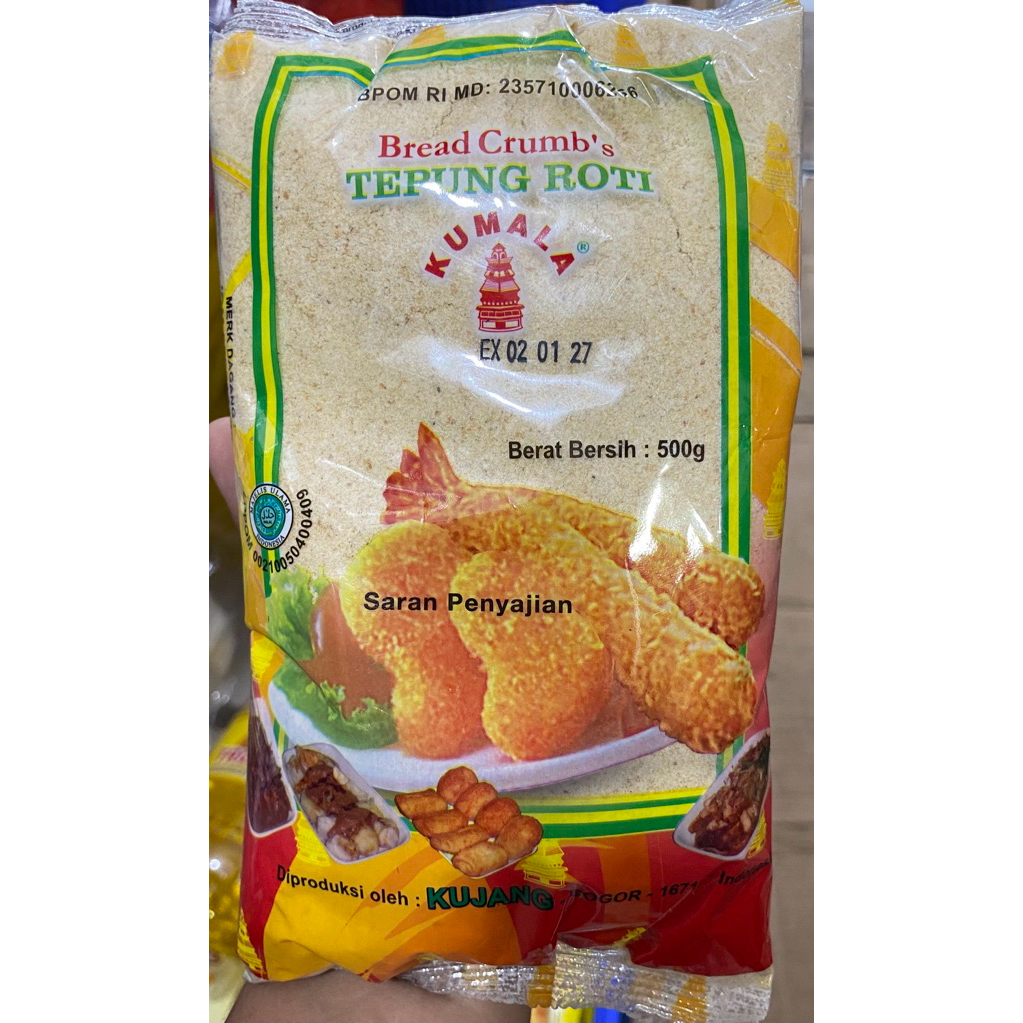 Jual tepung roti halus kumala sari panir halus risol bread crumb ...