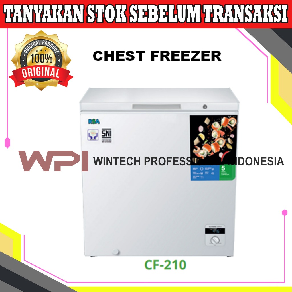Jual RSA CF-210 Chest Freezer - Box Pendingin - Lemari Pendingin ...