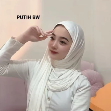 Hijab Polos Rayon Tancel Pashmina Polos Premium Model