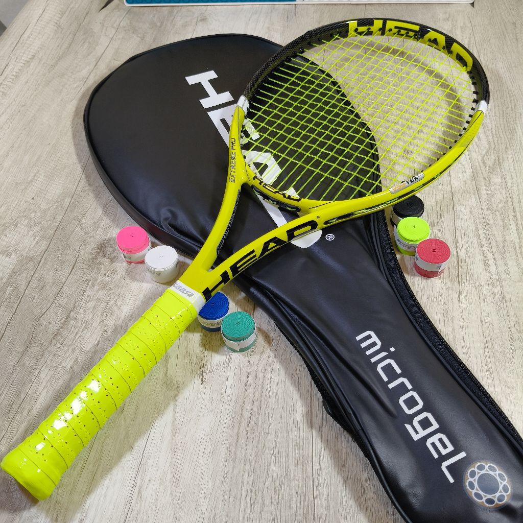 Jual RAKET TENIS HEAD EXTREME PRO SIAP PAKAI ADA TAS DAN GRIP CADANGAN ...