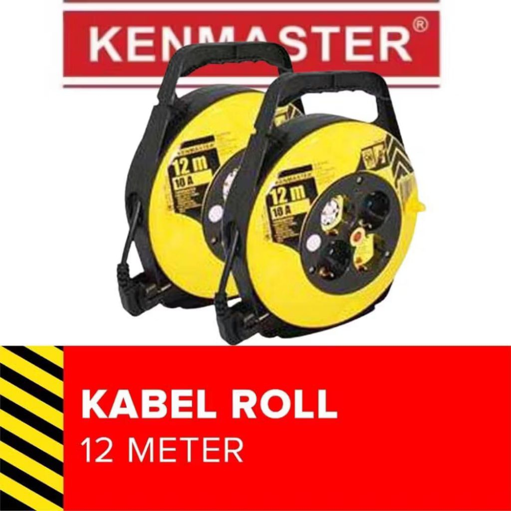Jual Kabel Rol , Kenmaster Kabel roll 5 / 6 / 12 meter stopkontak kabel ...