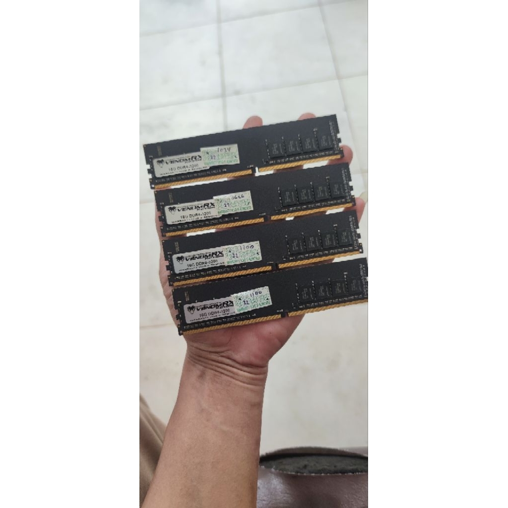 Jual RAM Venom Rx 16gb 1×16gb ddr4 3200mhz seken | Shopee Indonesia