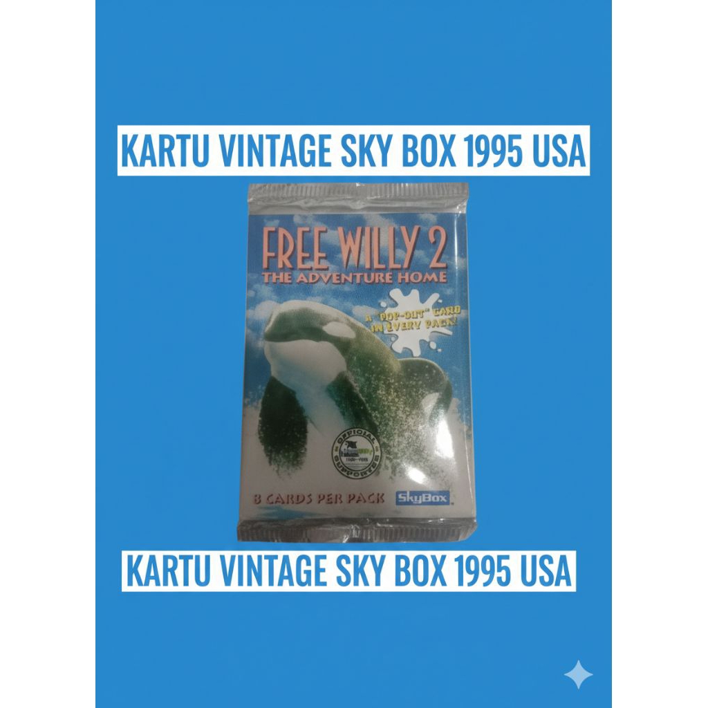 Jual kartu vintage sky box free Willy 2 8card | Shopee Indonesia