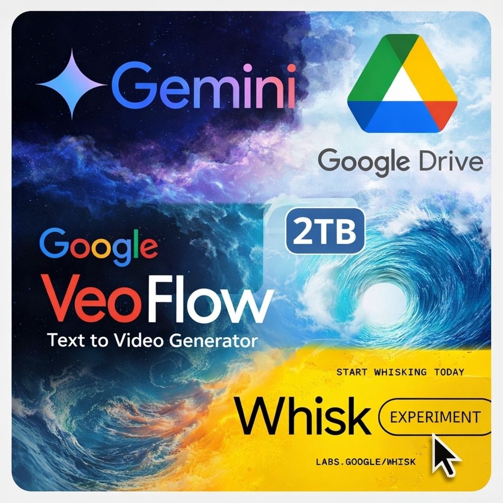 Jual Gemini AI Pro VEO3 + Drive GDrive 2TB + FLOW | Shopee Indonesia