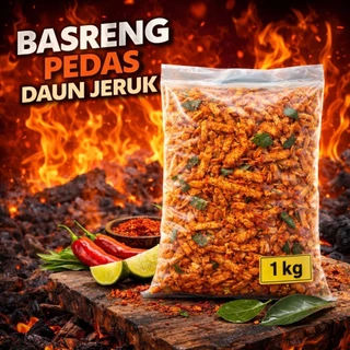 Basreng Original Pedas Extra Pedas Daun Jeruk 1kg