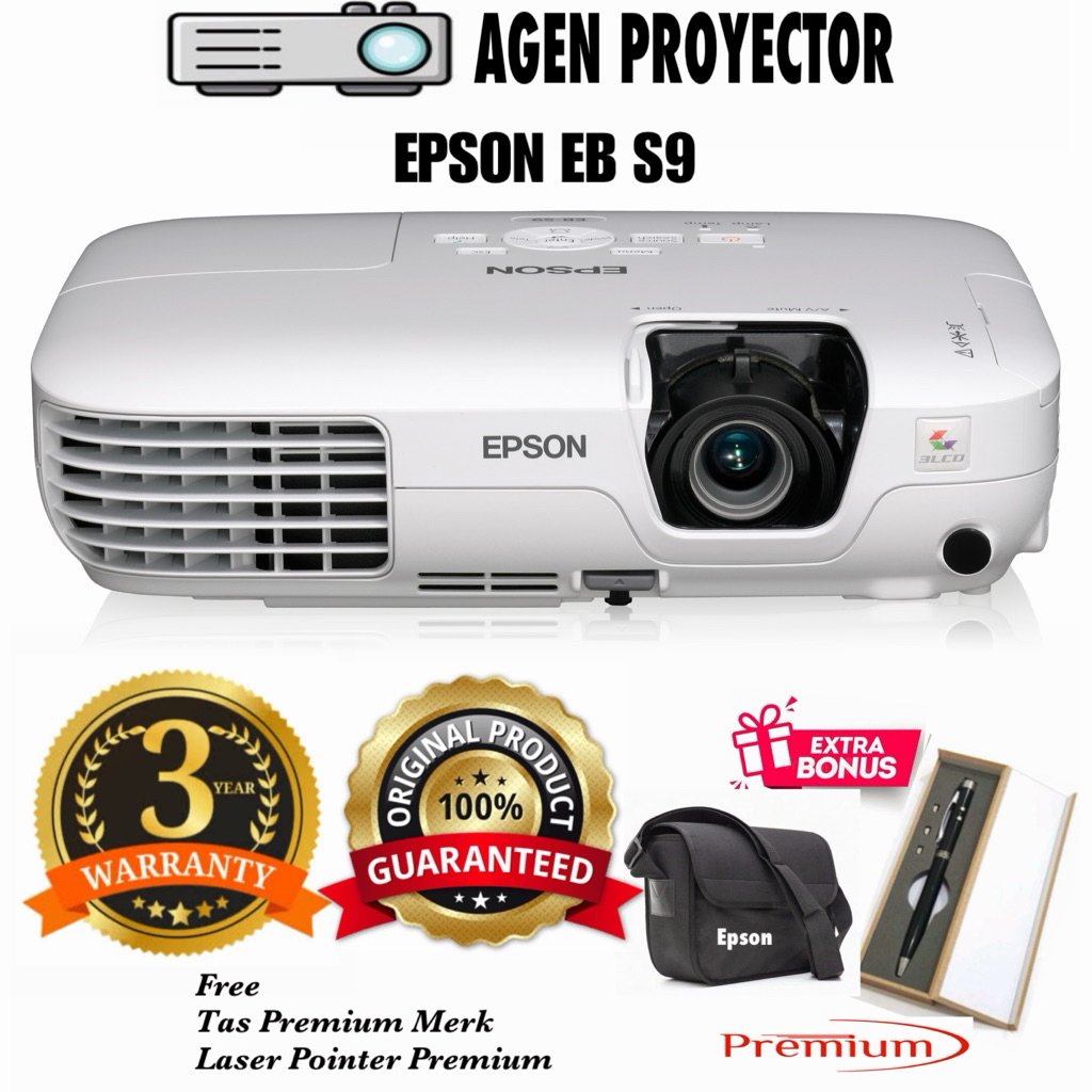 Jual PROYECTOR EPSON EB-S9 ORIGINAL PRODUCT | Shopee Indonesia