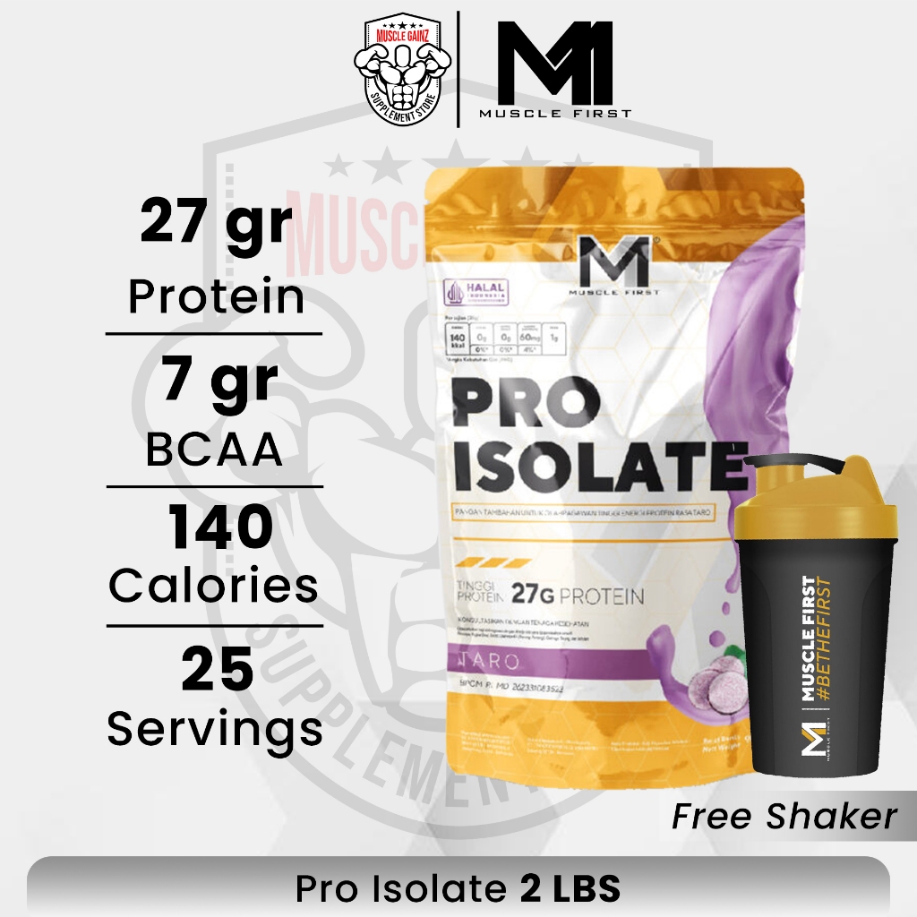 Jual Muscle First M1 Pro Isolate 2lbs 900 Gram Whey Protein Isolate ...