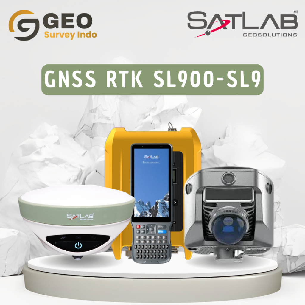 Jual GPS Geodetik SATLAB SL900 Base + SL9 SLAM RTK Rover 1408 Channel ...