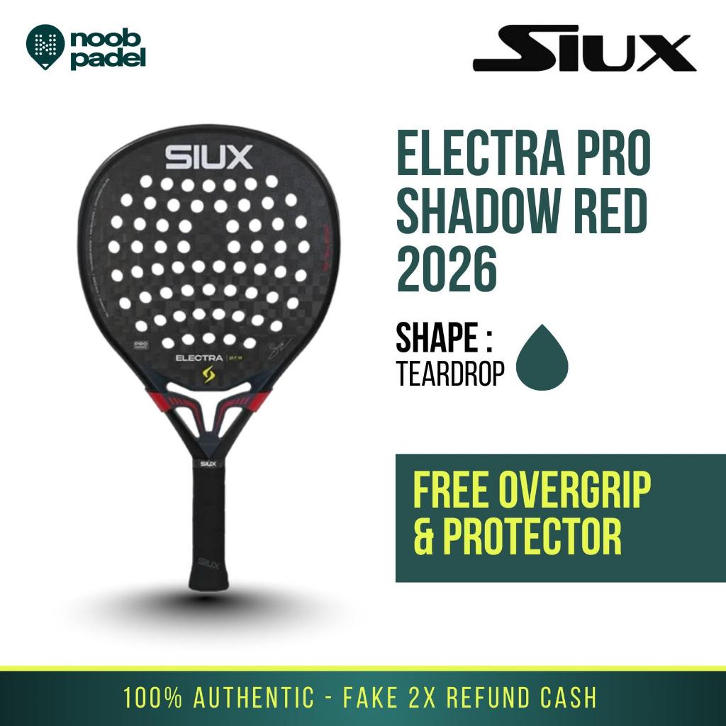 Jual Siux Electra Pro Shadow Red 2026 Racket Padel | Shopee Indonesia